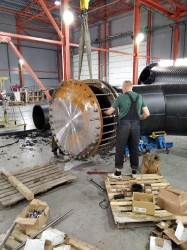 Отвод-гаситель 90гр. сварной ПЭ100 1400 SDR26