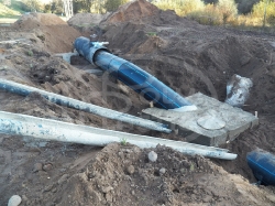 Врезка в водопровод DN 560