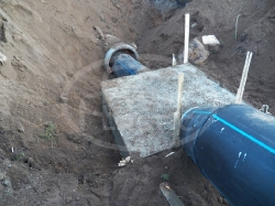 Врезка в водопровод DN 560